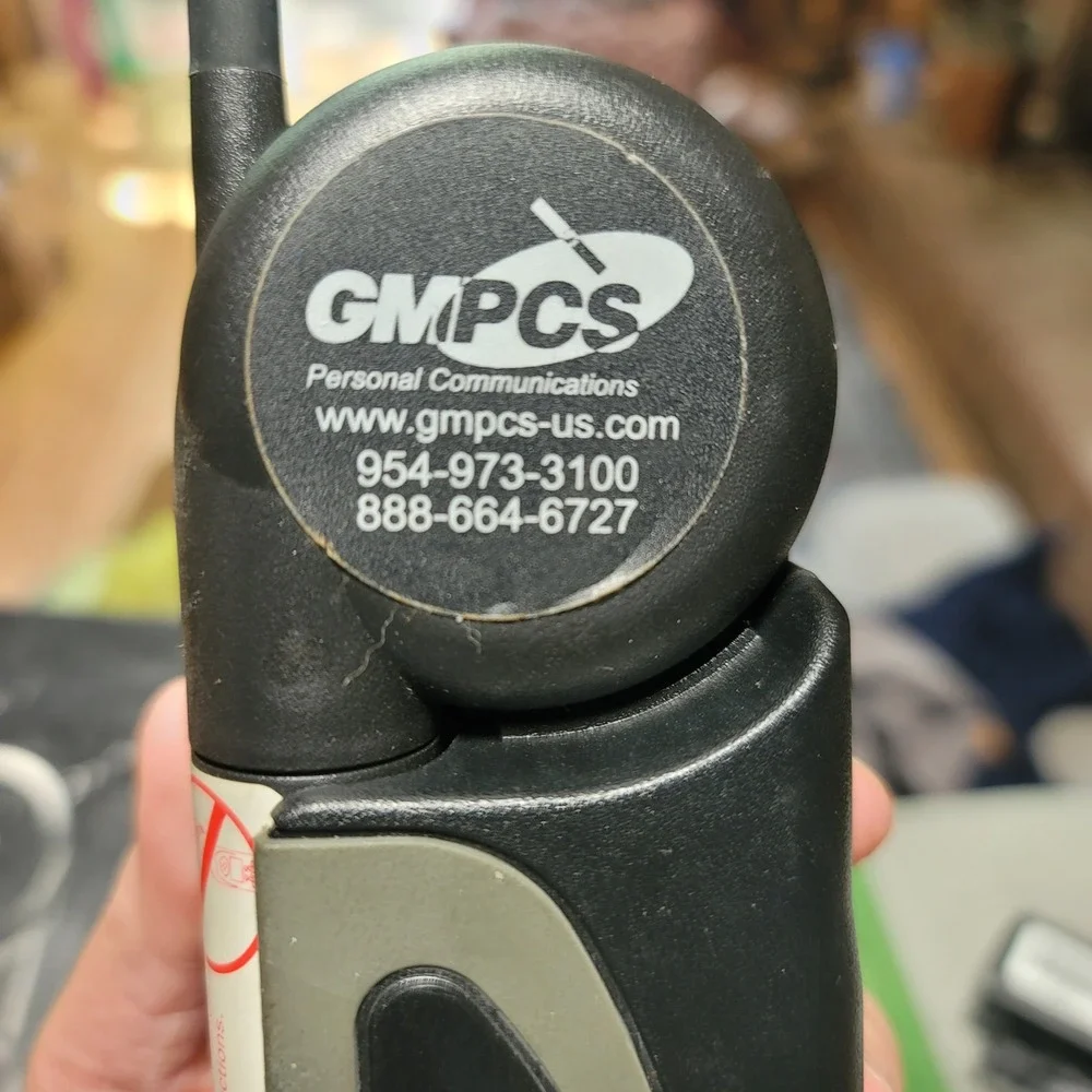 Globalstar GSP-1600 Tri-Mode Satellite Phone Black with Battery and Charger